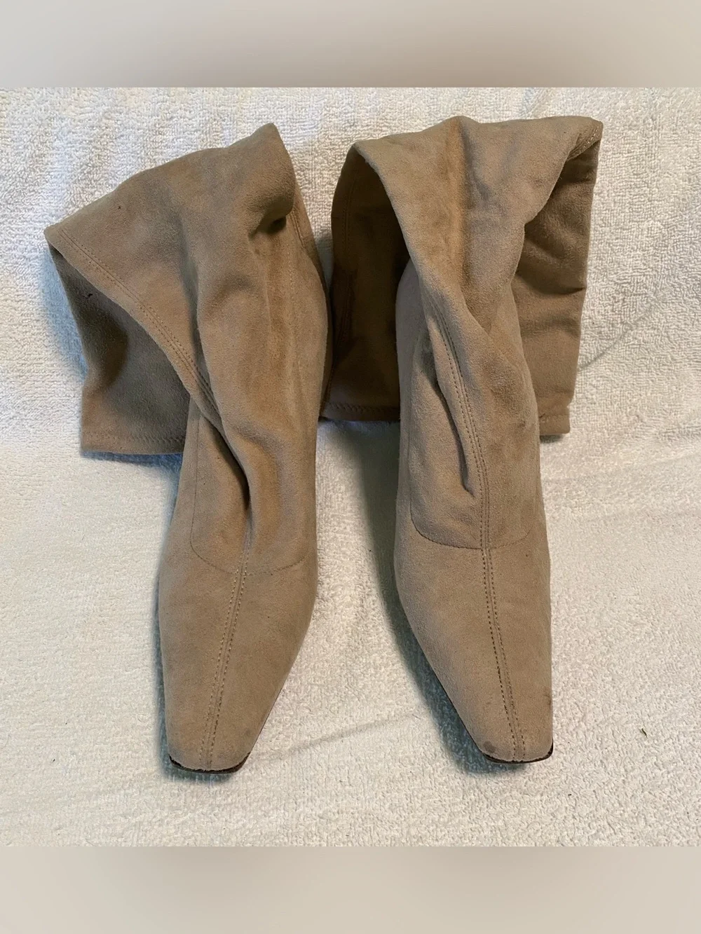 Prada beige suede